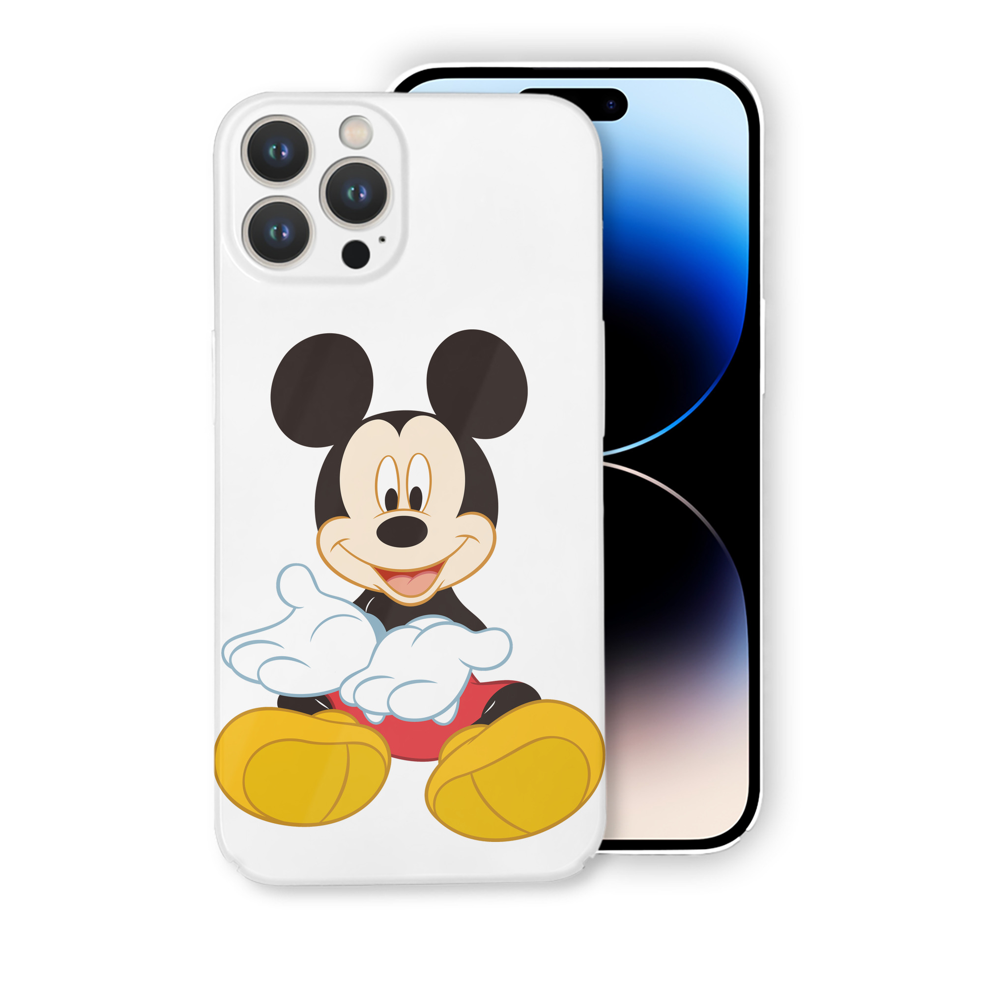 （画像用） ミッキーマウス Mickey Mouse 【iPhone 14シリーズ対応】ハードケース